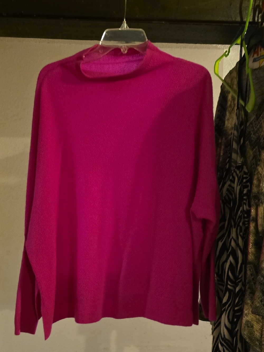 Maeve Fuchsia Turtleneck Sweater